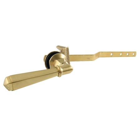 Kingston Brass Front Mount Toilet Tank Lever, Brushed Brass KTHL7